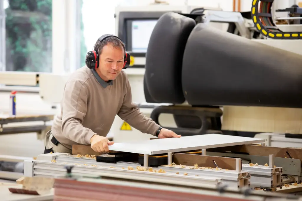 Fotografie eines lokalen Tischler Unternehmens